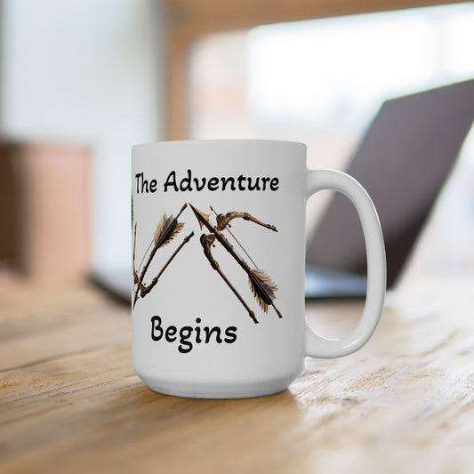 Adventure Awaits Ceramic Mug (11 & 15 oz)
