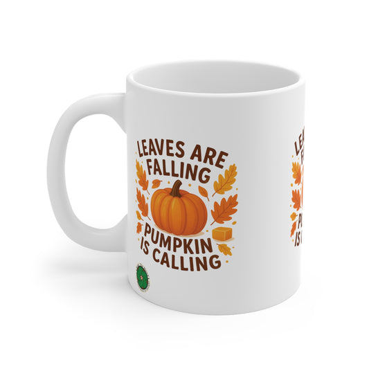 Autumn Pumpkin Mug - Fall Coffee Cup, Harvest Decor, Thanksgiving Gift, Seasonal Drinkware, Cozy Vibe