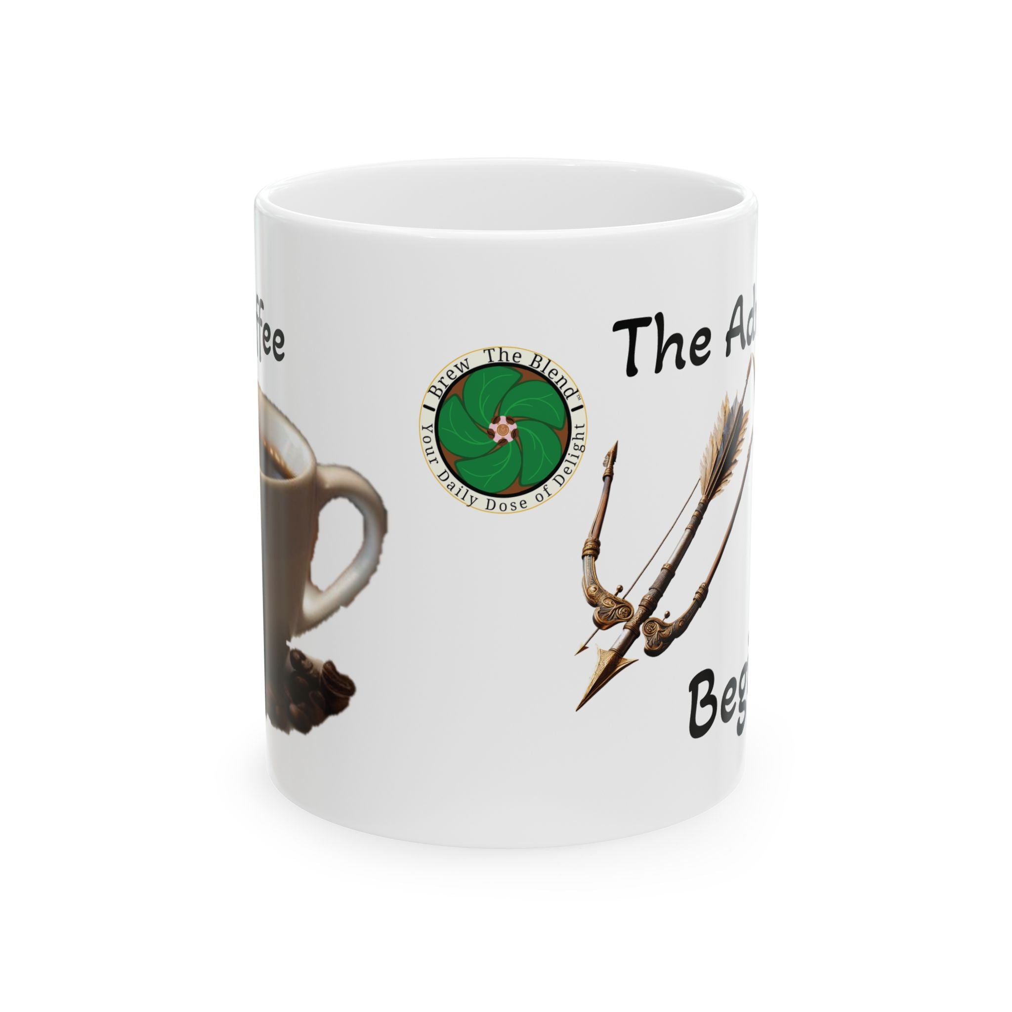 adventure awaits coffee mug Adventure Awaits Ceramic Mug (11 & 15 oz) – Brew the Blend