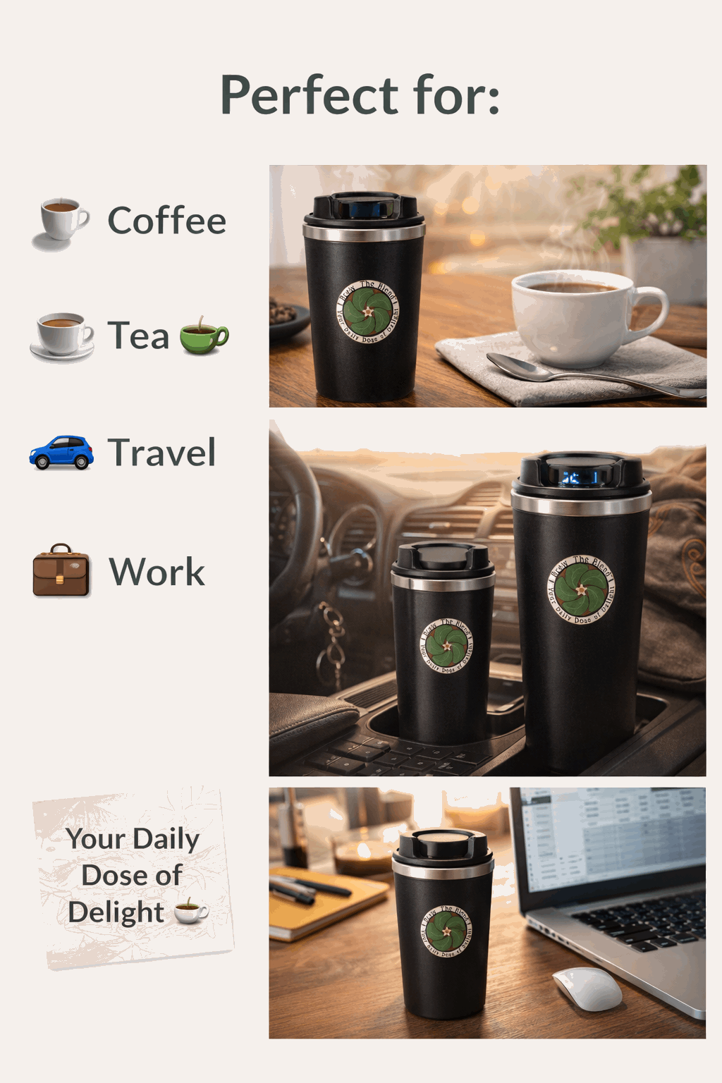 Smart Temperature Display Thermos – Stainless Steel Coffee & Tea Companion