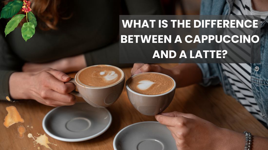 What is the difference between a cappuccino and a latte?