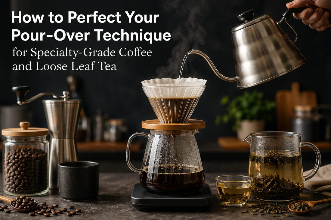 How to Perfect Your Pour-Over Technique for Specialty-Grade Coffee and Loose Leaf Tea