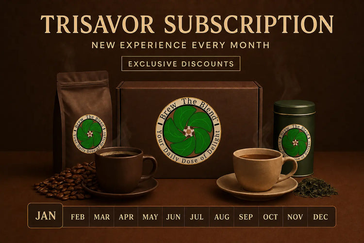Every month, discover a new coffee or tea experience at an exclusive discount.