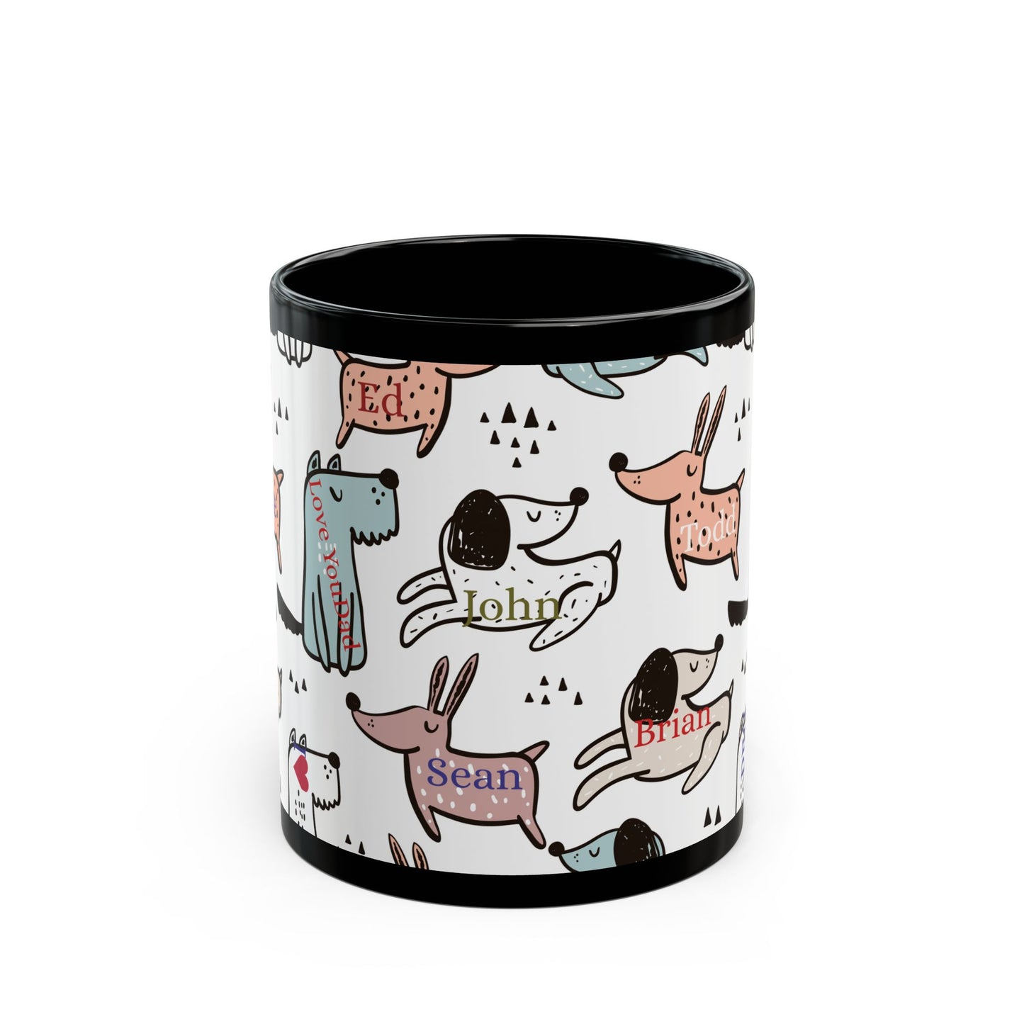 Dog Dad, Dog Mom, Cute Dog  Mug (11 & 15 oz)