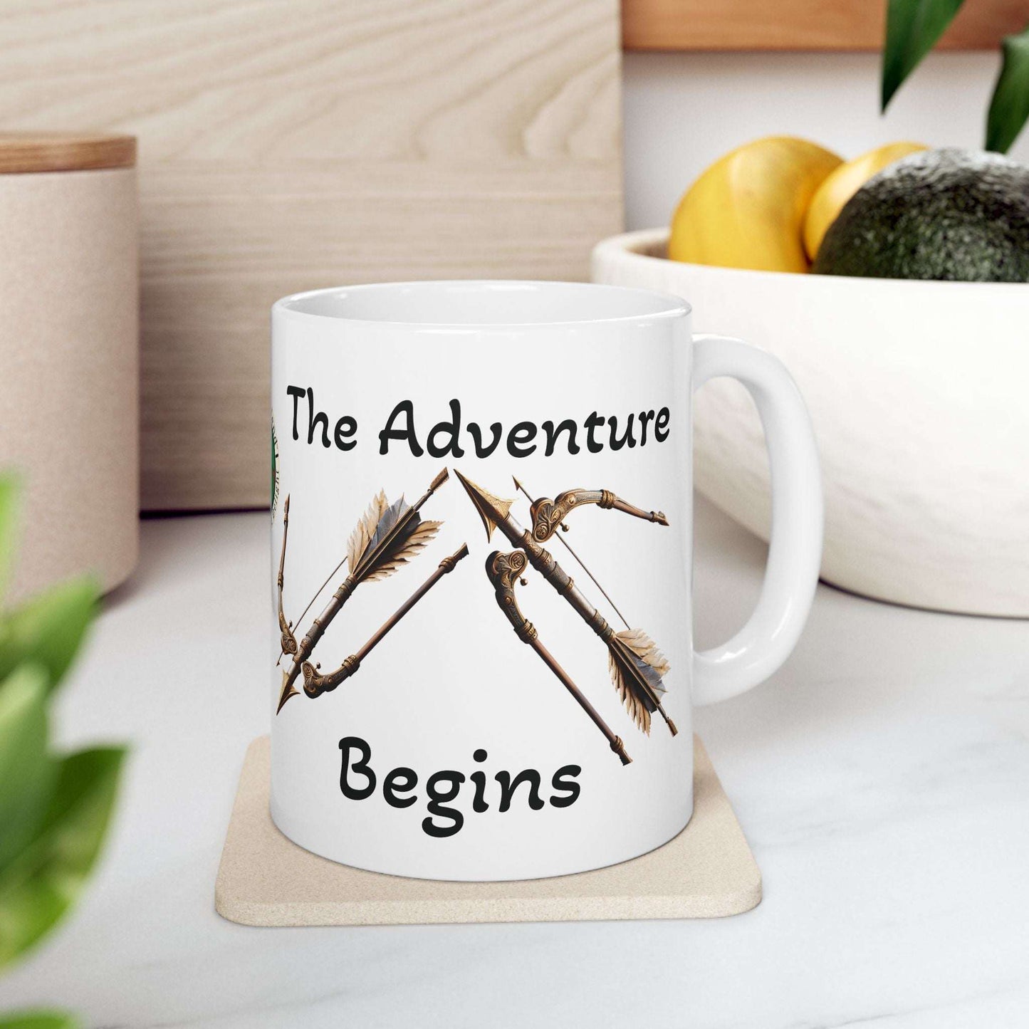 Adventure Awaits Ceramic Mug (11 & 15 oz)