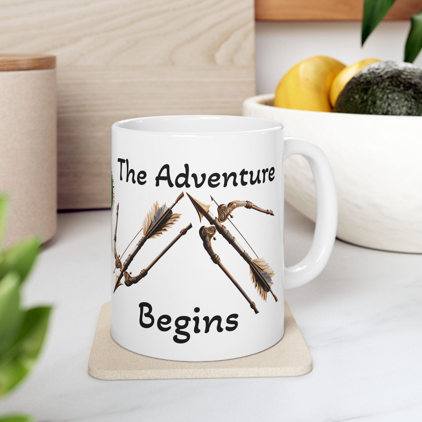 Adventure Awaits Ceramic Mug (11 & 15 oz)