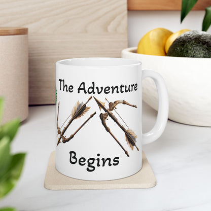 Adventure Awaits Ceramic Mug (11 & 15 oz)