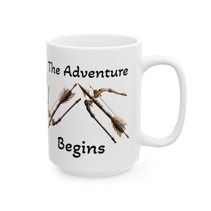 Adventure Awaits Ceramic Mug (11 & 15 oz)