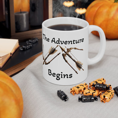 Adventure Awaits Ceramic Mug (11 & 15 oz)