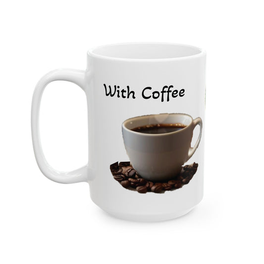 Adventure Awaits Ceramic Mug - Perfect for Coffee Lovers