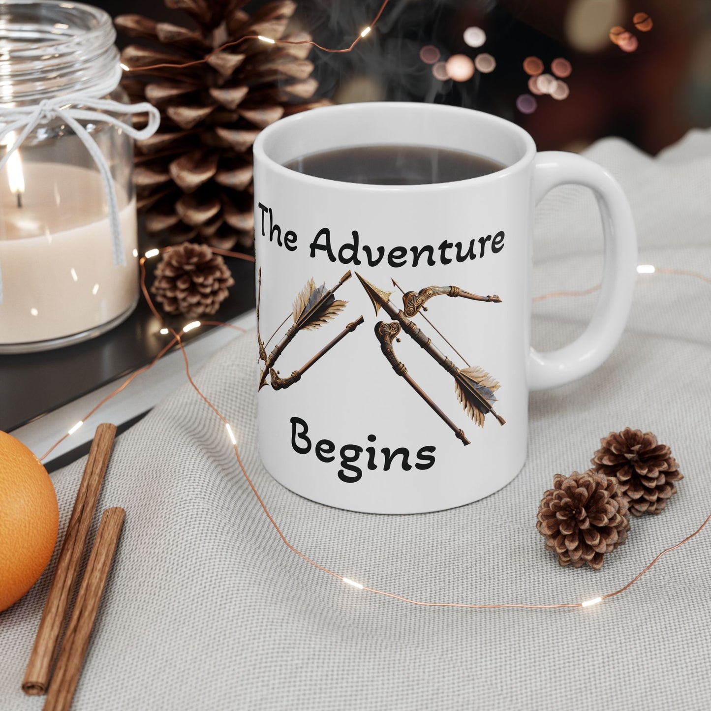 Adventure Awaits Ceramic Mug (11 & 15 oz)