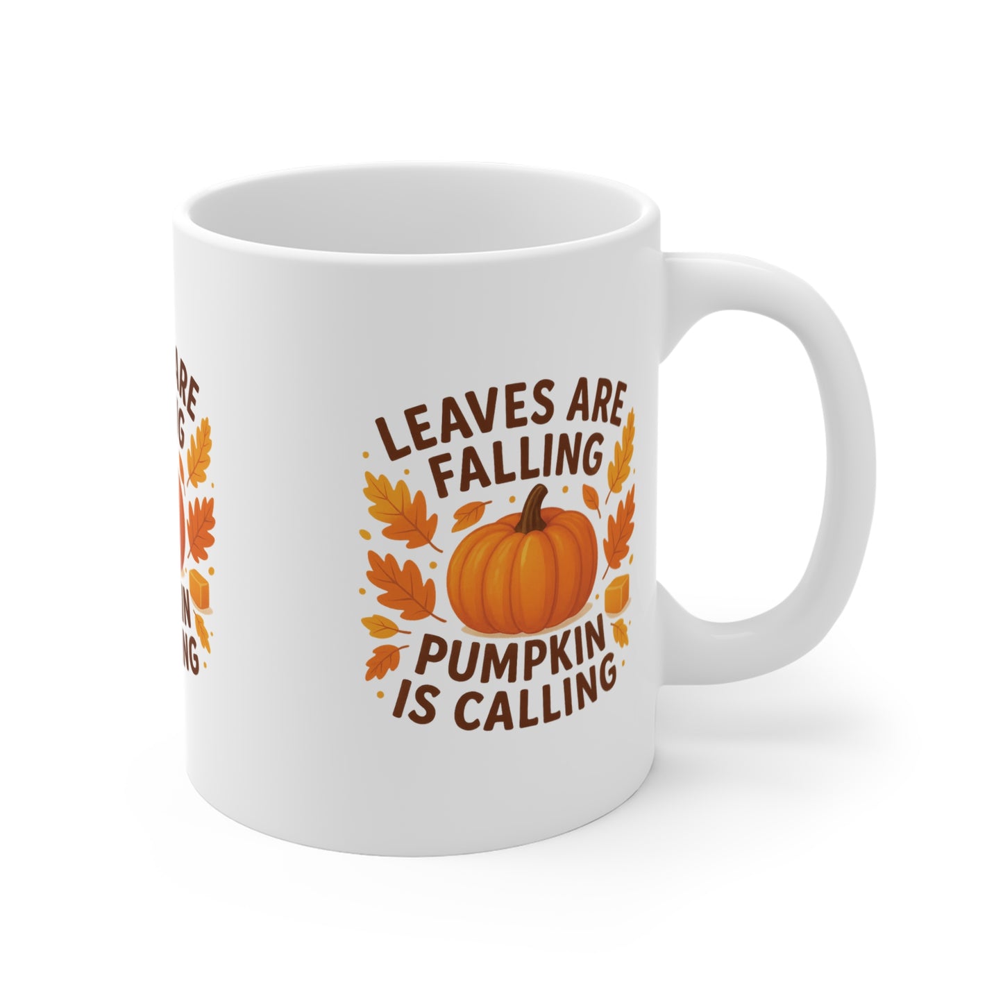 Autumn Pumpkin Mug - Fall Coffee Cup, Harvest Decor, Thanksgiving Gift, Seasonal Drinkware, Cozy Vibe