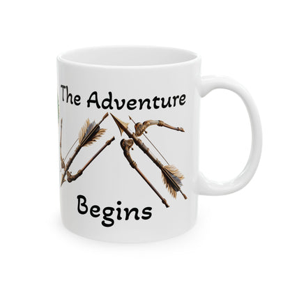 Adventure Awaits Ceramic Mug (11 & 15 oz)