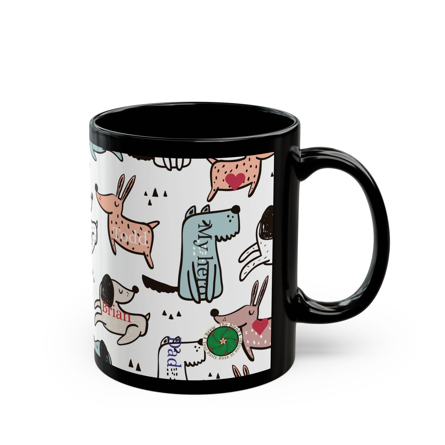 Dog Dad, Dog Mom, Cute Dog  Mug (11 & 15 oz)