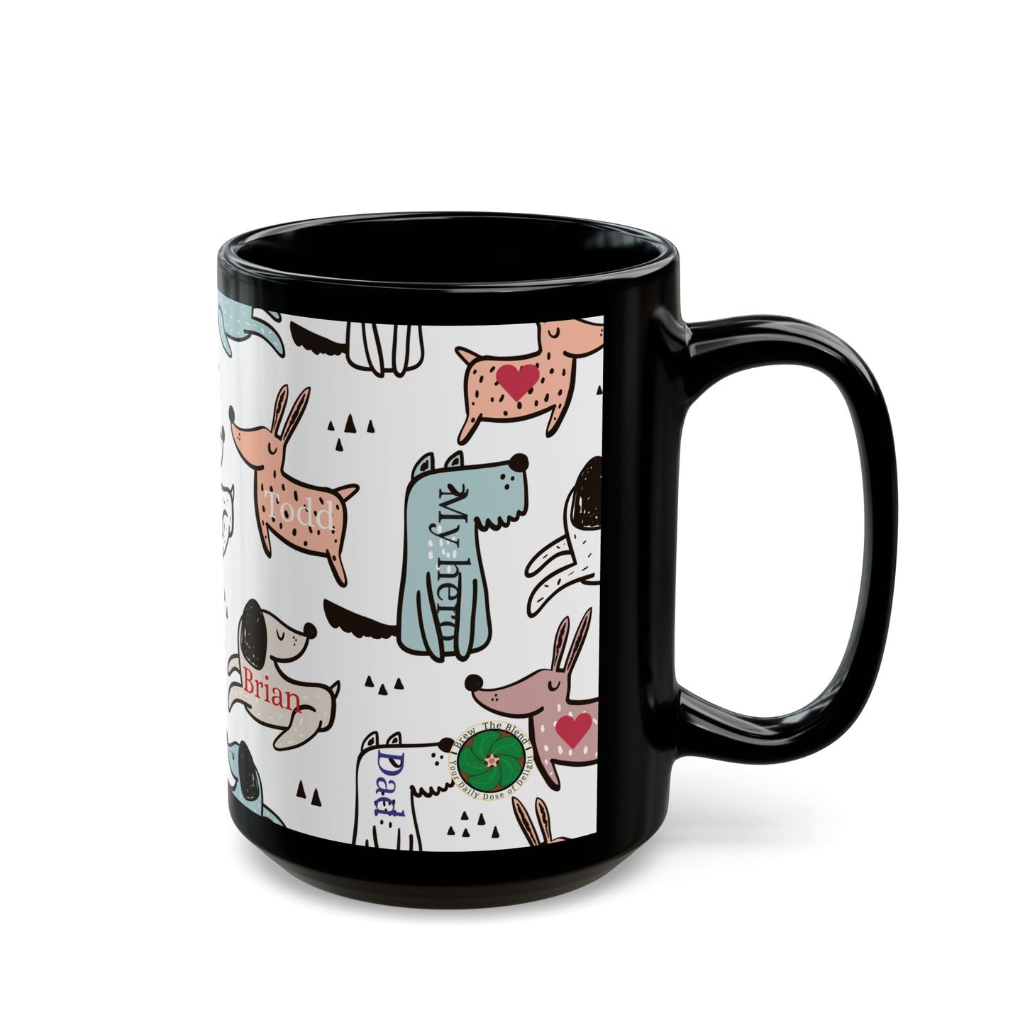 Dog Dad, Dog Mom, Cute Dog  Mug (11 & 15 oz)