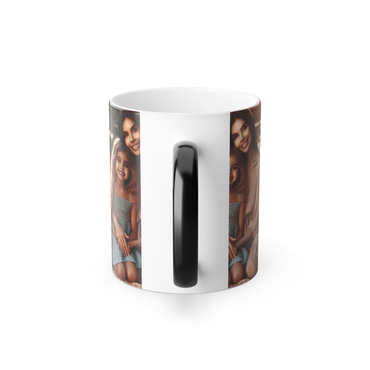 Mom & Daughter - Color Morphing Mug, 11oz