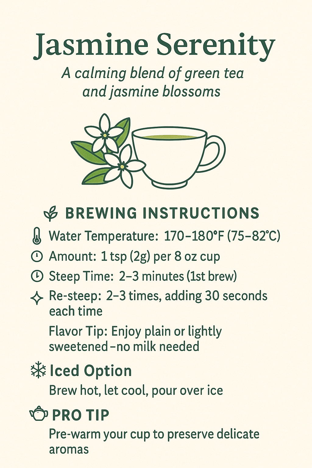 Jazmín FloraSteep