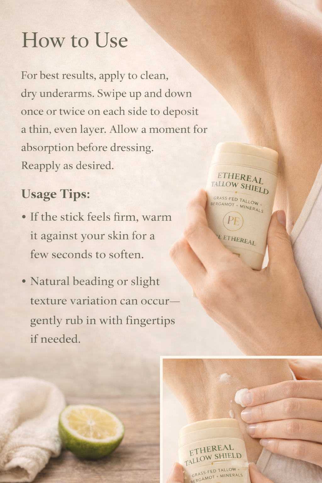 Ethereal Tallow Shield Deodorant