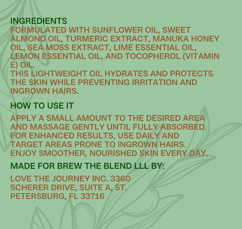 HoneyCalm - Manuka Honey Sea Moss Body Oil