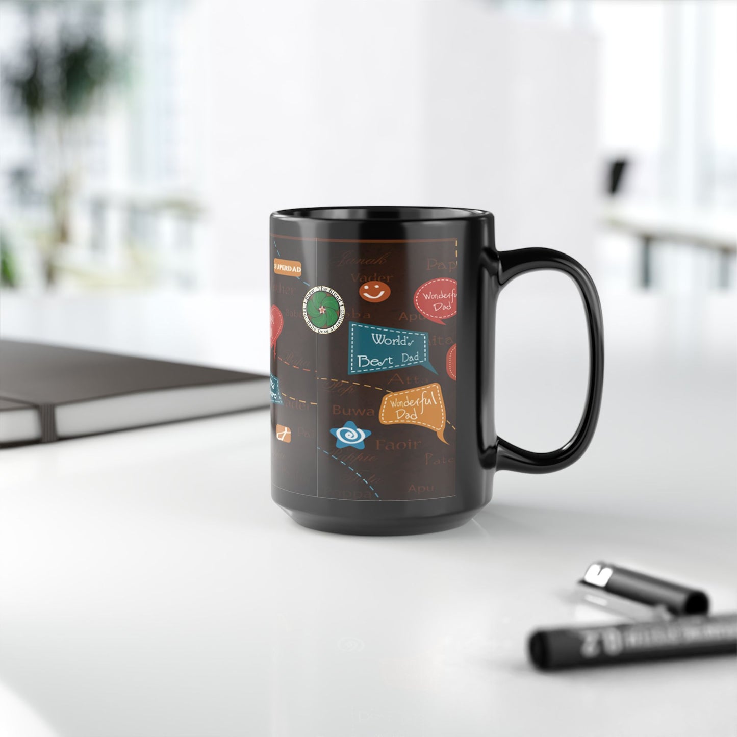 Dog Dad, Dog Mom, Cute Dog  Mug (11 & 15 oz)