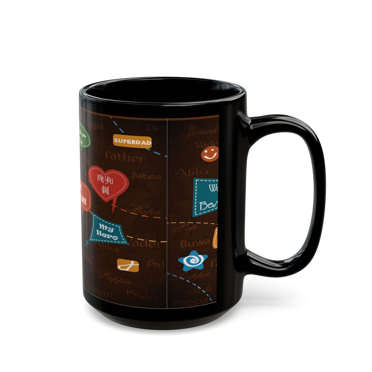 Dog Dad, Dog Mom, Cute Dog  Mug (11 & 15 oz)