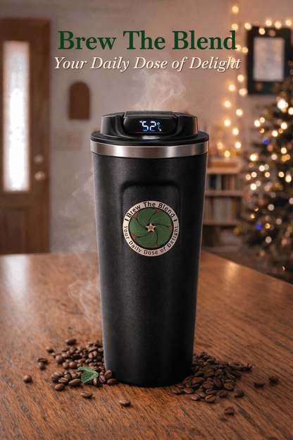 Smart Temperature Display Thermos – Stainless Steel Coffee & Tea Companion
