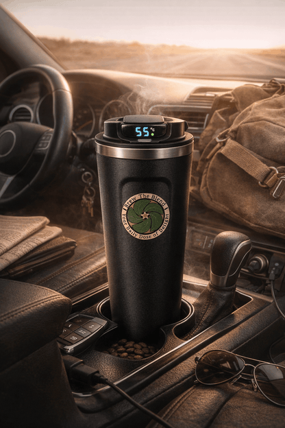 Smart Temperature Display Thermos – Stainless Steel Coffee & Tea Companion