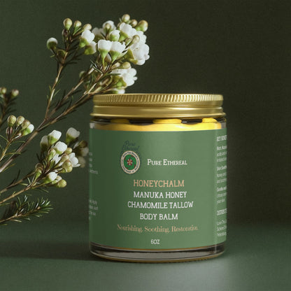 HONEYCHALM Manuka Honey Chamomile Tallow Body Balm