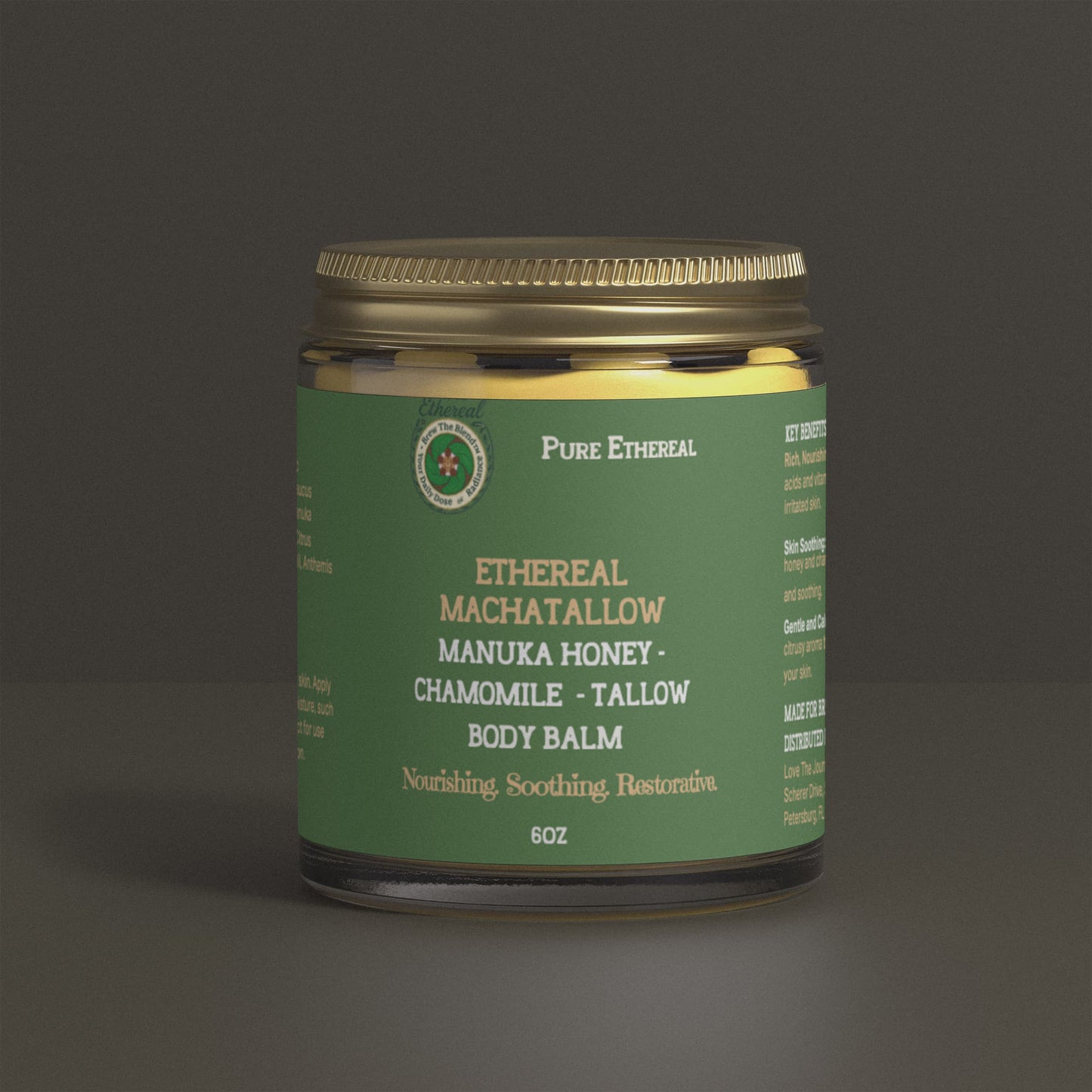 ETHEREAL MACHATALLOW Manuka Honey Chamomile Tallow Body Balm