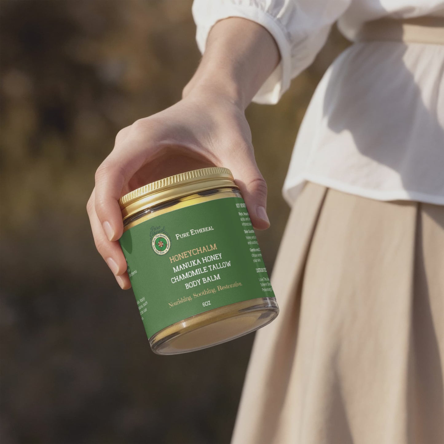 HONEYCHALM Manuka Honey Chamomile Tallow Body Balm